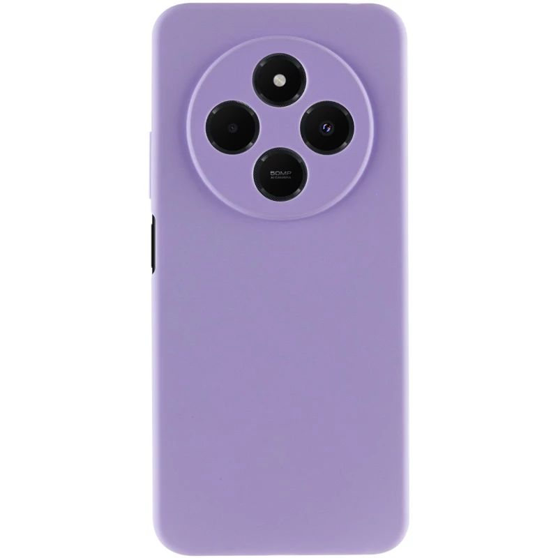 Чохол Silicone Case Lakshmi Plus з закритою камерою на Xiaomi Redmi 14C / Poco C75 – Бузковий / Dasheen. Фото 3 з 8