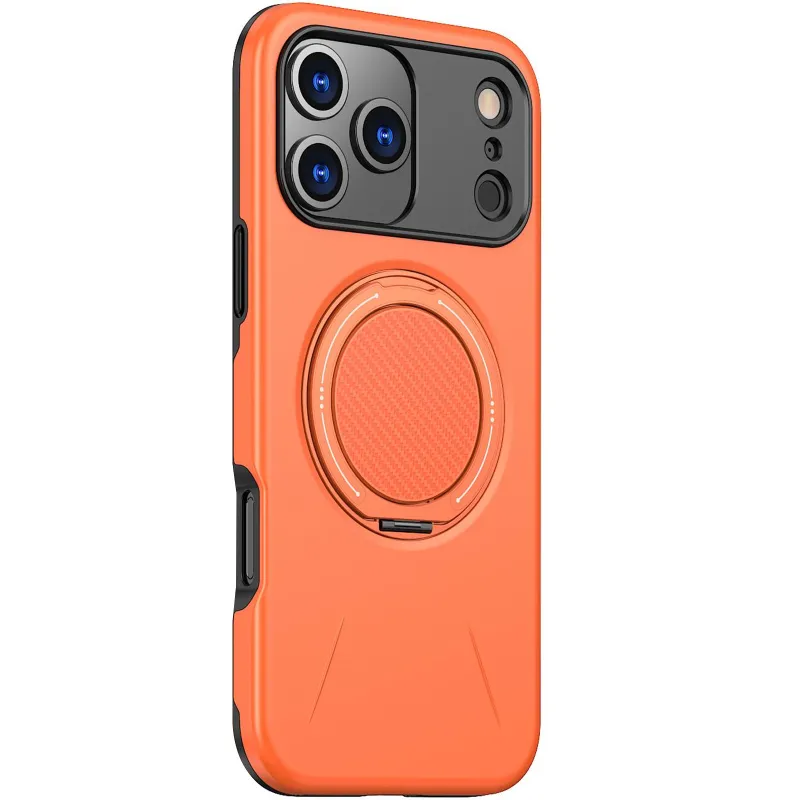 TPU+PC чохол Kalebol Magnetic Case для Apple iPhone 17 Pro – Orange. Фото 1 з 3