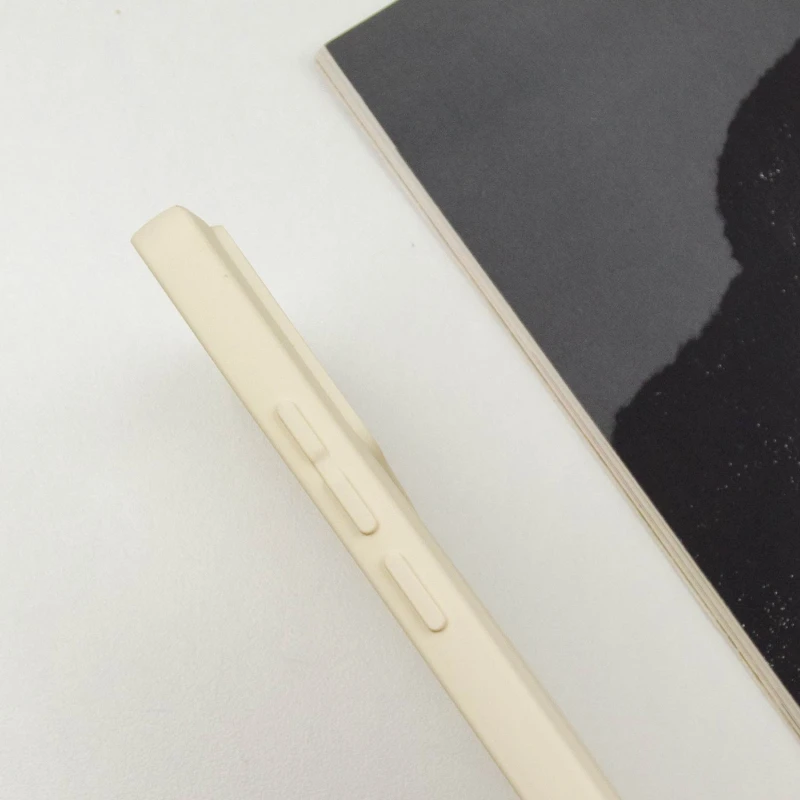 Кольоровий силіконовий чохол GETMAN із закритою камерою для Xiaomi Poco X6 Pro – Пісочний / Sand. Фото 5 з 7