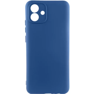 Чехол Silicone Case Lakshmi с закрытой камерой для Samsung Galaxy A05 — Синий / Iris