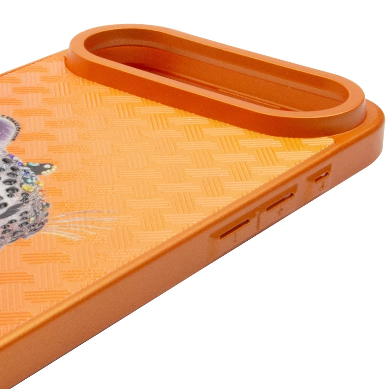 Чохол TPU+PC Crystal Hunt with MagSafe для Apple iPhone 17 Air (6.5") – Orange. Фото 6 з 8