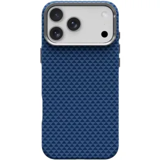 Чохол TPU+PC KVZV Triangular Pattern with Magnetic Fit для Apple iPhone 15 Pro Max (6.7") — Blue