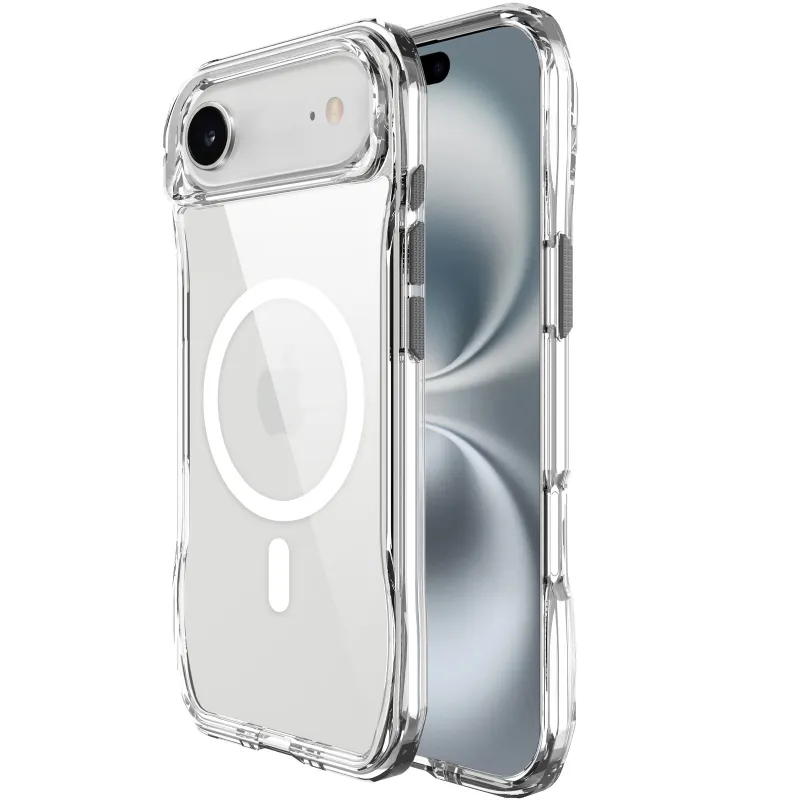 Чехол TPU Space Octagon with Magnetic Fit для Apple iPhone 17 Air (6.5") – Clear. Фото 2 из 5