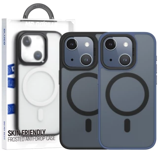 TPU+PC чохол Blueo Skin Friendly Frosted with MagSafe для Apple iPhone 15 (6.1") фото 1 TPU+PC чохол Blueo Skin Friendly Frosted with MagSafe для Apple iPhone 15 (6.1") фото 1 з 2