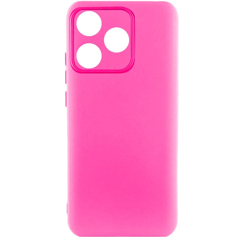 

Чохол Silicone Case Lakshmi Premium з закритою камерою на TECNO Spark 10 (Рожевий / Barbie pink)