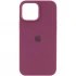Чохол Silicone Case з закритим низом на Apple iPhone 14 (6.1") – Бордовий / Plum. Фото 1 з 5