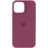 Чехол Silicone Case с закрытым низом для Apple iPhone 16 Pro Max – Бордовый / Plum. Фото 1 из 5