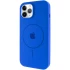 Чехол Silicone Armor Max with MagSafe для Apple iPhone 12 Pro Max (6.7") – Синий / Capri Blue. Фото 2 из 6