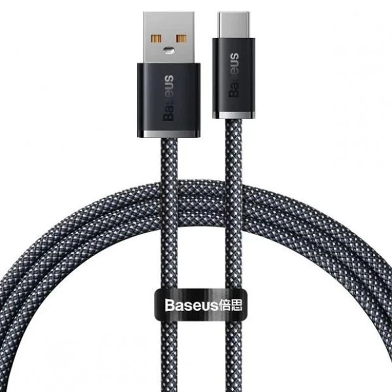 Дата кабель Baseus Dynamic Series USB to Type-C 100W (2m) (CALD00070) – Slate Gray. Фото 1 з 3