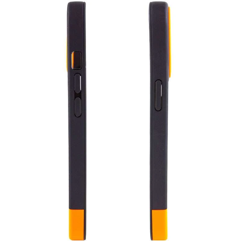 Двоколірний чохол Bichromatic на Apple iPhone 11 Pro Max (6.5") – Black / Orange. Фото 4 з 5