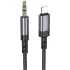 Аудіо кабель Aux Borofone BL24 Graceful (Lightning to AUX 3.5mm) (1m) фото 1 з 1