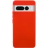 Кольоровий силіконовий чохол GETMAN на Google Pixel 7 Pro – Червоний / Red. Фото 1 з 3