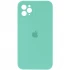 Чохол Silicone Case Square з захистом камери на Apple iPhone 11 Pro (5.8") – Бірюзовий / Turquoise. Фото 1 з 1