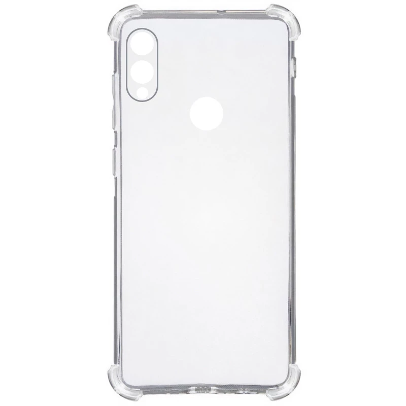 Ультратонкий силіконовий чохол GETMAN з критими бортами та камерою для Xiaomi Redmi Note 7 / Note 7 Pro / Note 7s – Безбарвний (прозорий). Фото 1 з 5