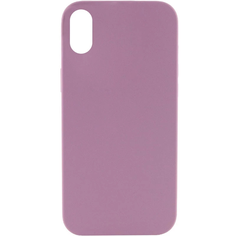 

Чехол с зарытым низом Silicone Case для Apple iPhone XS Max (6.5") (Лиловый / Lilac Pride), Ліловий / lilac pride