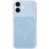 Чохол Silk Duo Color (AA) NO LOGO with Magnetic Fit для Apple iPhone 17 (6.3") – Sky Blue. Фото 2 з 2