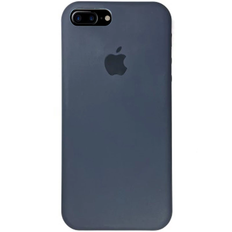 Чохол Silicone Case з закритим низом на Apple iPhone 7 plus / 8 plus – Сірий / Dark Gray. Фото 1 з 1