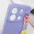 Чехол Heart с цепочкой для Xiaomi Redmi Note 13 Pro 5G – Lilac Blue. Фото 9 из 11