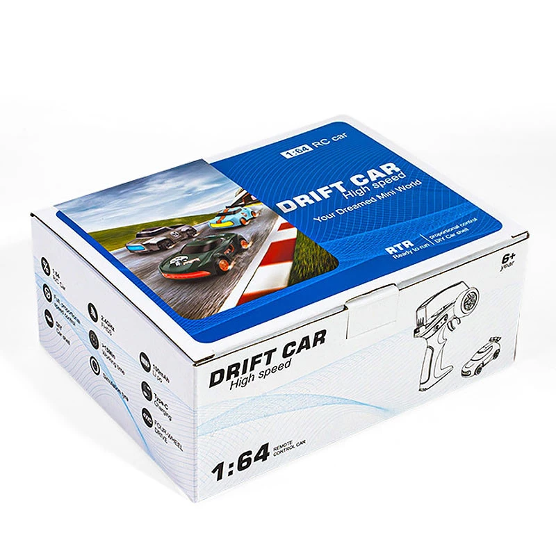 Дріфт-машина на радіокеруванні SHT K13 (1:64) Rally Car 2.4G – White. Фото 6 з 6