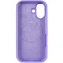 Чохол Silicone Case Full Protective (AA) V2 with MagSafe для Apple iPhone 17 (6.3") – Бузковий / Dasheen. Фото 6 з 13