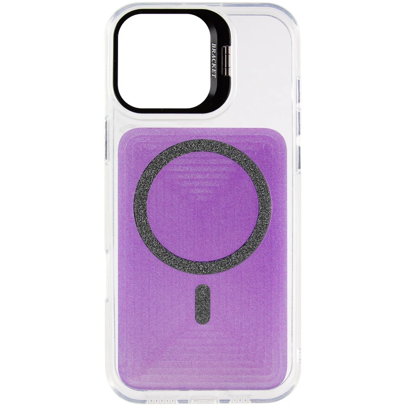 Чохол TPU+PC Jewel Sparkle with MagSafe для Apple iPhone 17 (6.3") – Violet Shimmer. Фото 4 з 8