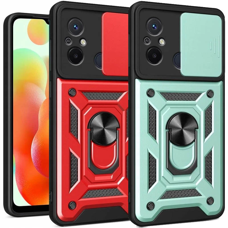 Удароміцний чохол Ummi Camshield Serge Ring (in box) для Xiaomi Redmi 12C / Poco C55 фото 1 з 2