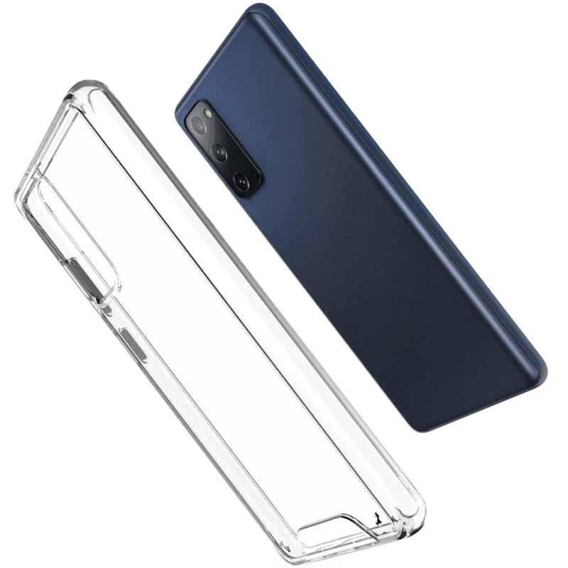 Силіконовий чохол Space Case на Samsung Galaxy S20 FE – Прозорий. Фото 2 з 4