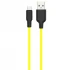 Дата кабель Hoco X21 Plus Silicone MicroUSB Cable (1m) – Black / Yellow. Фото 1 з 5