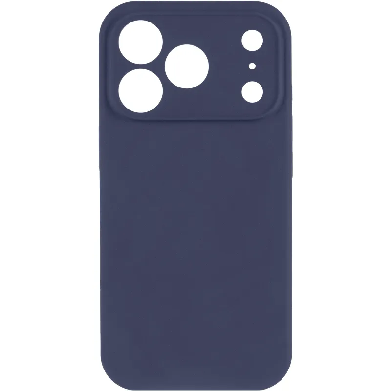 Чехол Silk Full Camera Protective (AA) NO LOGO для Apple iPhone 17 Pro Max (6.9") – Темно-синий / Midnight blue. Фото 2 из 5
