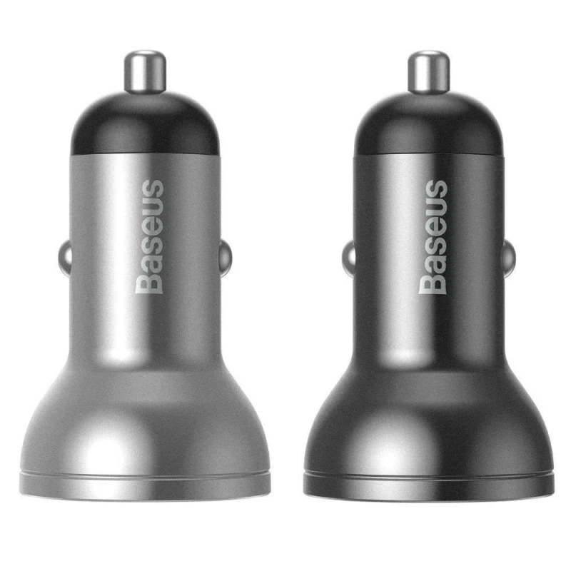 

АЗП Baseus Digital Display Dual USB 4.8A Car Charger 24W