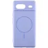 Чохол Silicone Cover Lakshmi Full Camera (AA) with Magnetic Fit для Google Pixel 7a – Бузковий / Dasheen. Фото 1 з 5