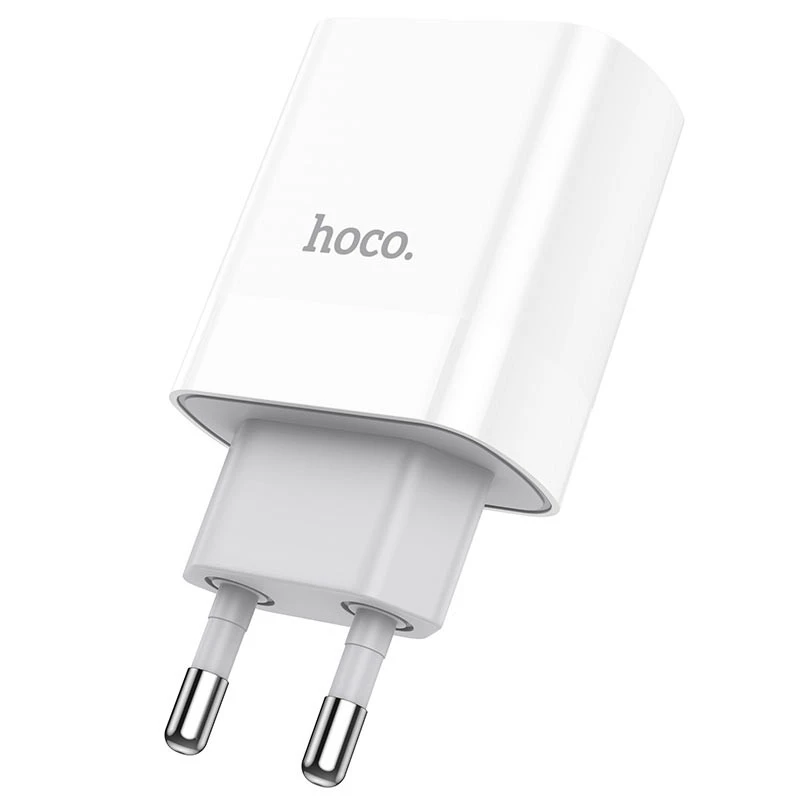СЗУ HOCO C80A Plus Rapido PD20W+QC3.0 (1Type-C/1USB) – White. Фото 2 из 5