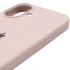 Чехол Silicone Case с закрытым низом для Apple iPhone 16 Plus – Розовый / Chalk Pink. Фото 5 из 6