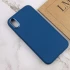 TPU чохол Bonbon з металевими кнопками на Apple iPhone XS Max (6.5") – Синій / Denim Blue. Фото 4 з 5