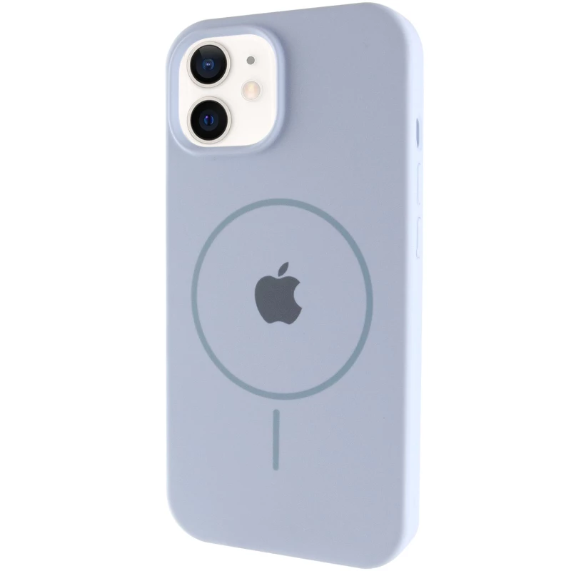 Чохол Silicone Armor Max with MagSafe для Apple iPhone 11 (6.1") – Блакитний / Lilac Blue. Фото 3 з 9