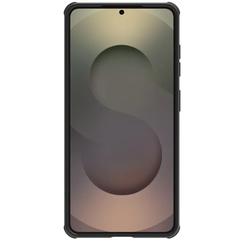 Карбована накладка Nillkin Pro зі шторкою для камери на Samsung Galaxy A57 5G – Transparent black. Фото 3 з 5