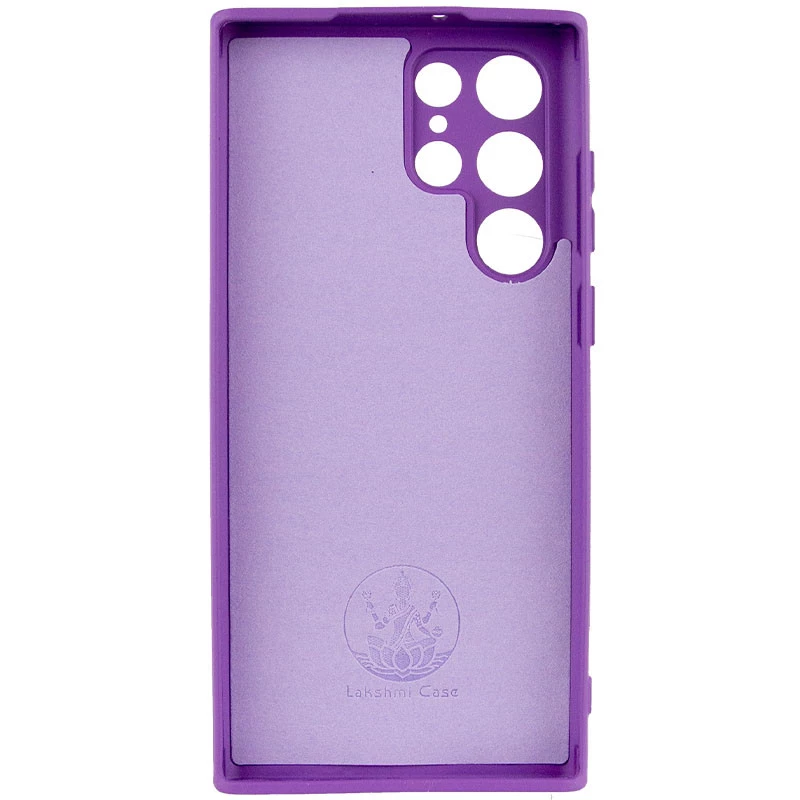 Чехол Silicone Case Lakshmi Plus с закрытой камерой для Samsung Galaxy S25 Ultra – Фиолетовый / Purple. Фото 3 из 7