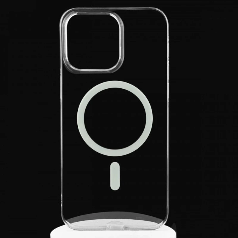 Чохол Fibra Clear Сase with Magnetic Safe для Apple iPhone 13 (6.1") – Clear. Фото 3 з 4