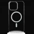 Чохол Fibra Clear Сase with Magnetic Safe для Apple iPhone 13 (6.1") – Clear. Фото 3 з 4