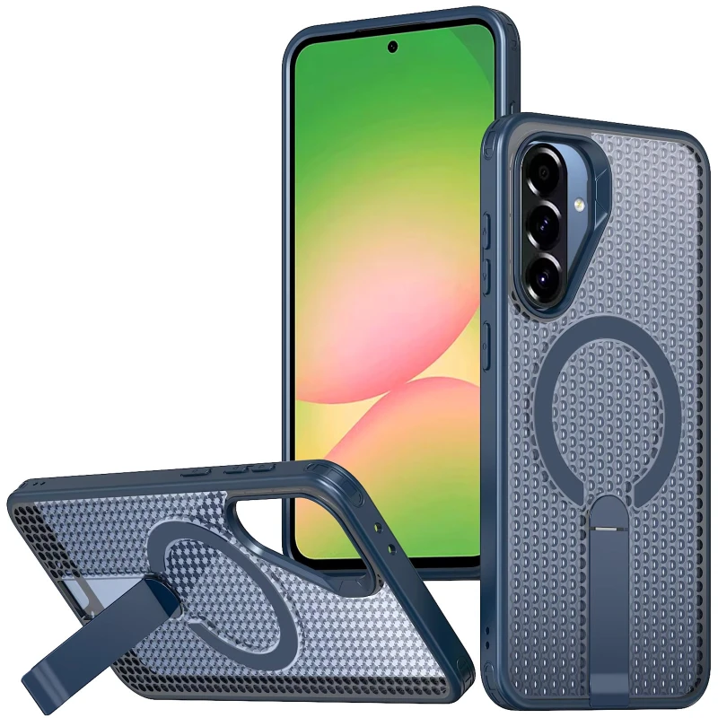 Чохол TPU Breeze with MagSafe stand для Xiaomi Poco C75 – Blue. Фото 1 з 1