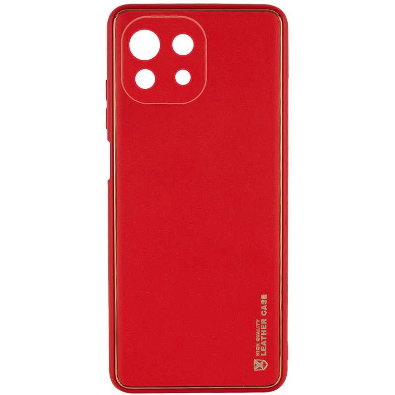 

Шкіряний чохол Xshield на Xiaomi Mi 11 Lite (Червоний / Red)