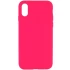 Чехол с закрытым низом Silicone Case для Apple iPhone XS Max (6.5") – Розовый / Barbie pink. Фото 1 из 1