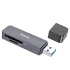Картридер Hoco HB45 Spirit 2in1 USB 2.0 – Metal gray. Фото 3 из 7