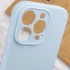 Чехол Silk Full Camera Protective (AA) NO LOGO для Apple iPhone 15 Pro (6.1") – Голубой / Sweet Blue. Фото 6 из 6