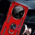 Протиударний чохол Serge Ring з кільцем на Xiaomi Redmi A3 – Червоний. Фото 3 з 6