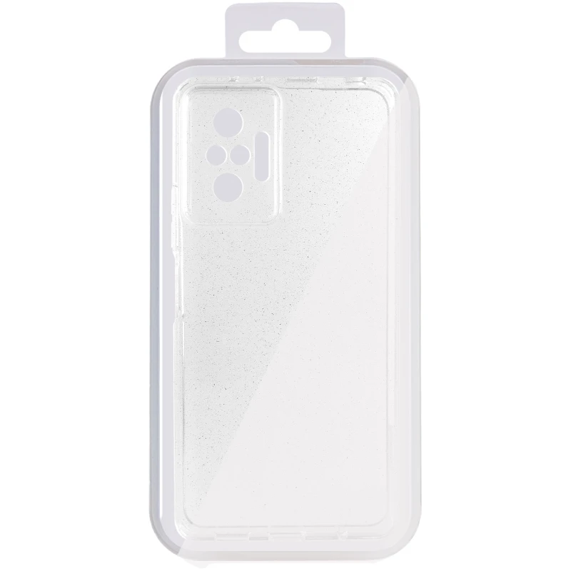 Блискучий силіконовий чохол на Xiaomi Redmi Note 10 Pro – Clear. Фото 10 з 10