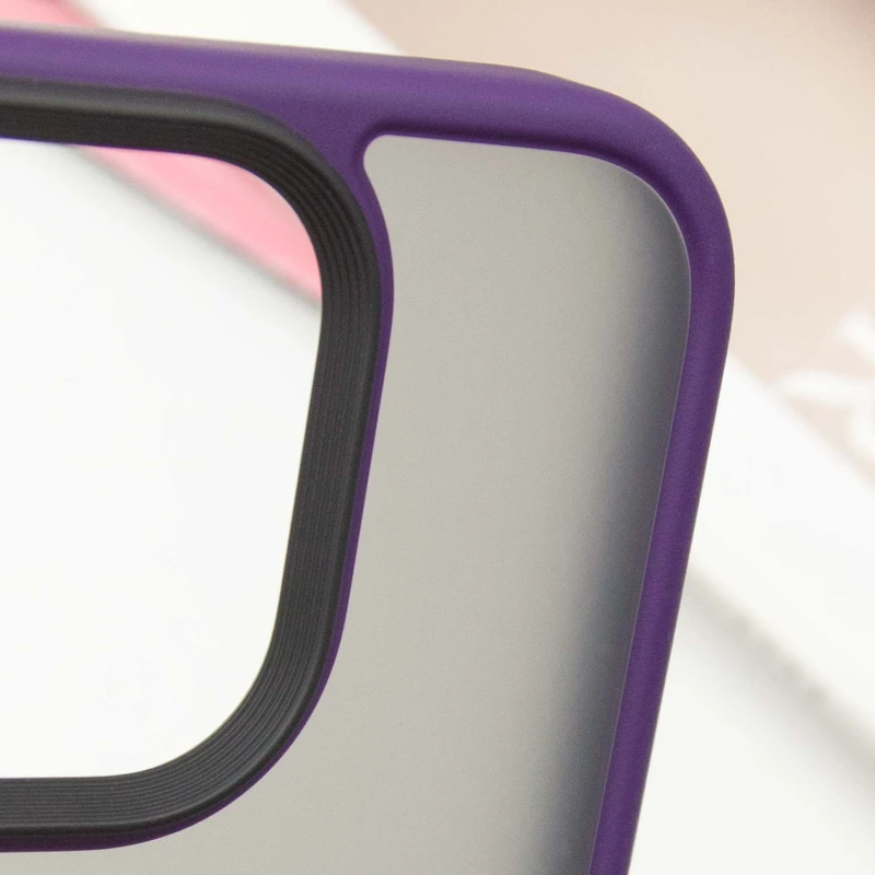 TPU+PC с металлическими кнопками для Apple iPhone 16 Pro – Темно-фиолетовый / Dark Purple. Фото 6 из 6
