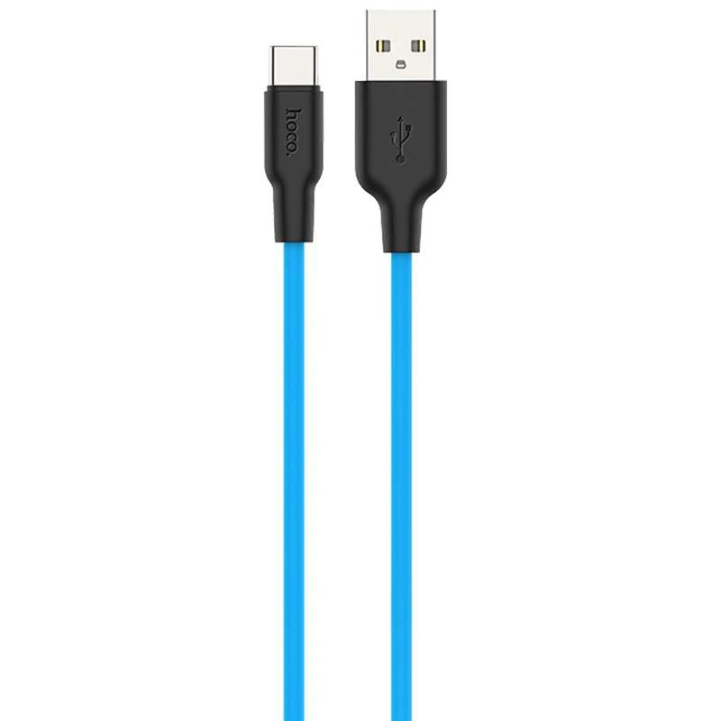 Дата кабель Hoco X21 Plus Silicone Type-C Cable (1m) фото 2 из 3