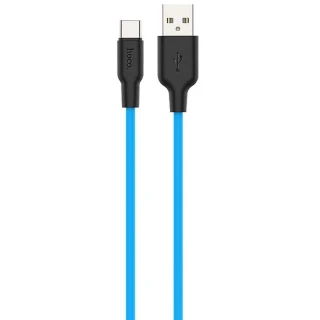 Дата кабель Hoco X21 Plus Silicone Type-C Cable (1m) фото 1 з 3