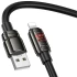 Дата кабель Hoco U143 Joy USB to Lightning 2.4A (1.2m) – Black. Фото 3 з 6